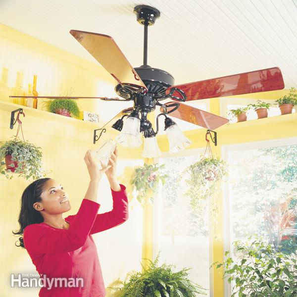 How To Install Ceiling Fans â The Family Handyman